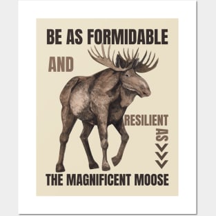 Moose Posters and Art